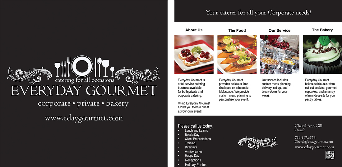 logo design for Everyday Gourmet catering
