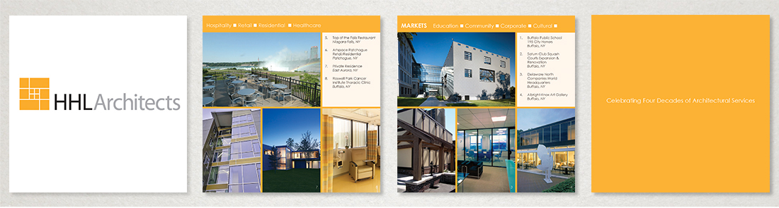collateral design for HHL Architects