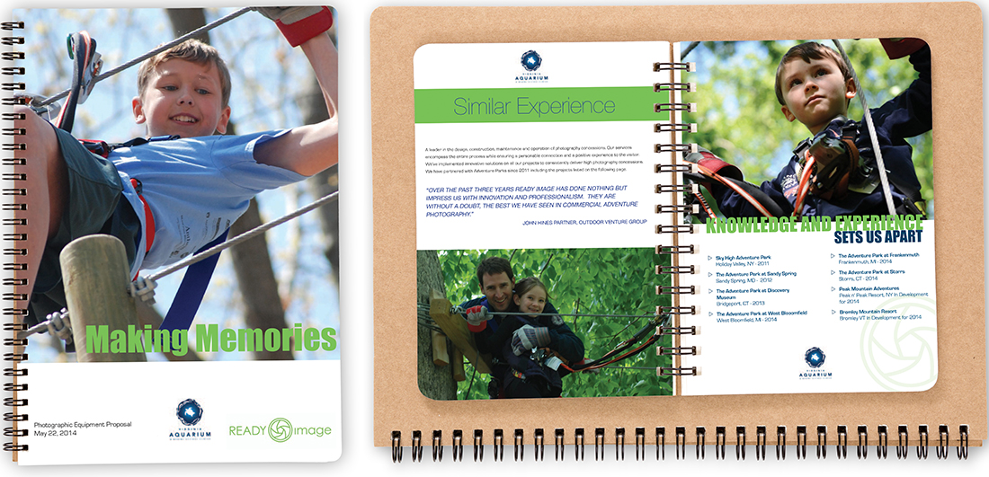 custom proposal design and production for Ready Image